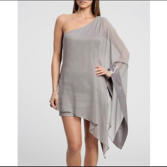 Black GUESS by Marciano Tori One Shoulder Dress - Picture 2 of 6